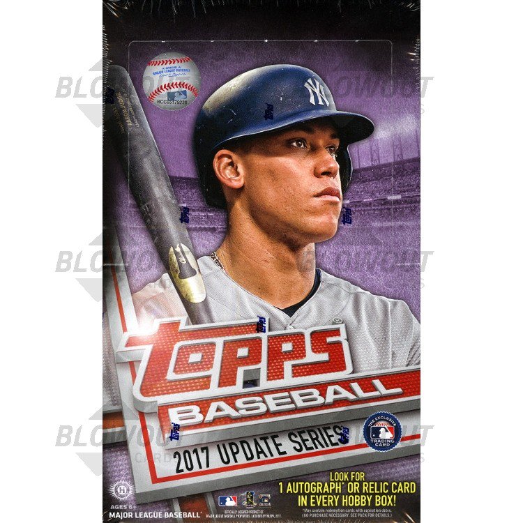 2017 Topps Update Series Baseball Hobby Box
