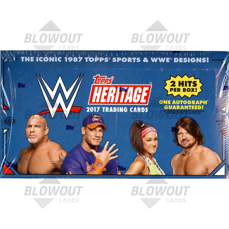 2017 Topps WWE Heritage Wrestling Hobby Box
