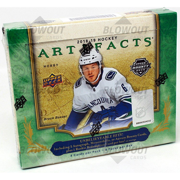 2018/19 Upper Deck Artifacts Hockey Hobby Box