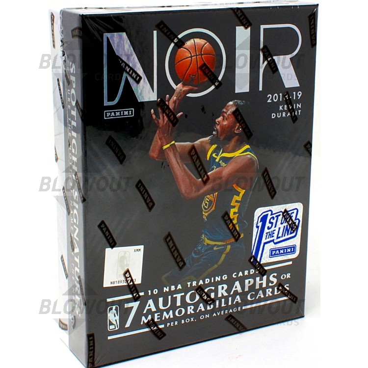 2018 19 Panini Noir Basketball 1st Off The Line Hobby