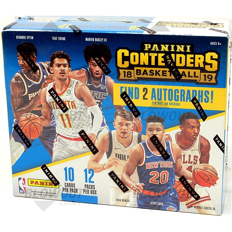 2018 19 Panini Contenders Basketball Hobby Box