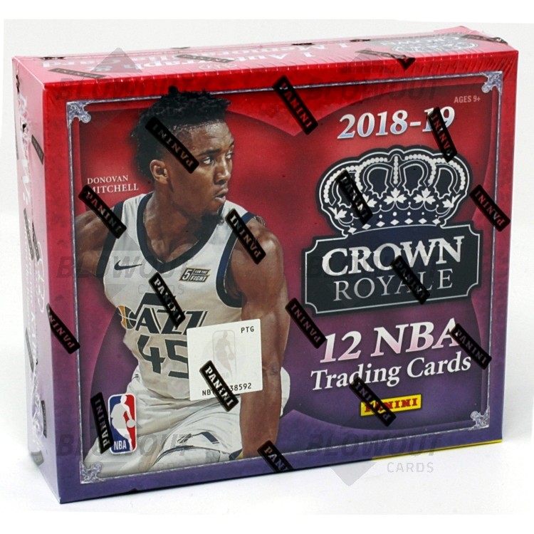 2018 19 Panini Crown Royale Basketball Hobby Box