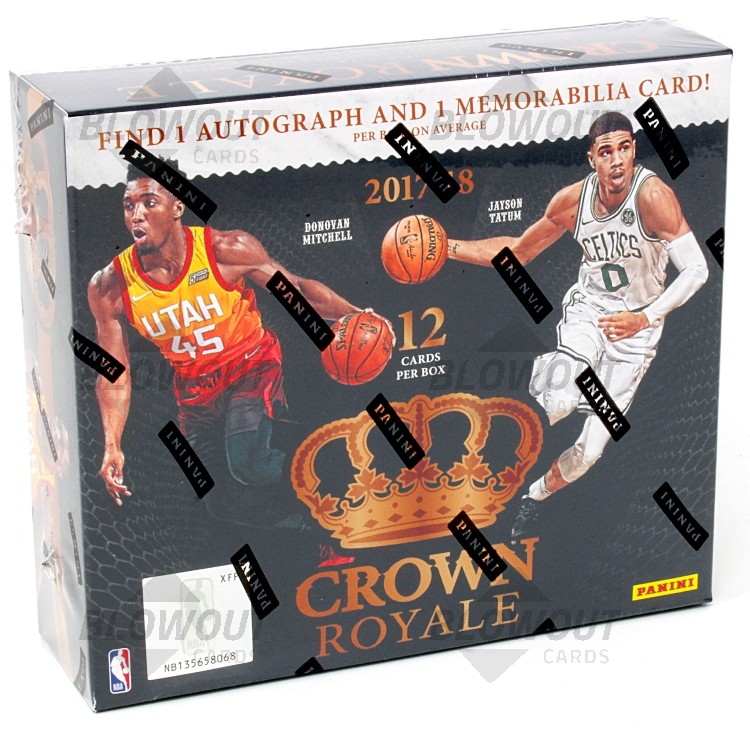 2017 18 Panini Crown Royale Basketball Hobby Box
