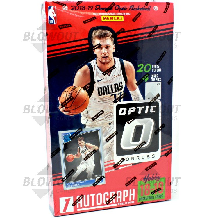 2018/19 Panini Donruss Optic Basketball Hobby 12 Box Case