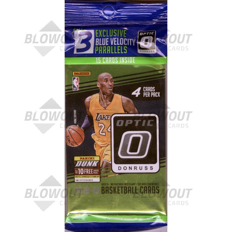 2018 19 Panini Donruss Optic Basketball Super Value Rack