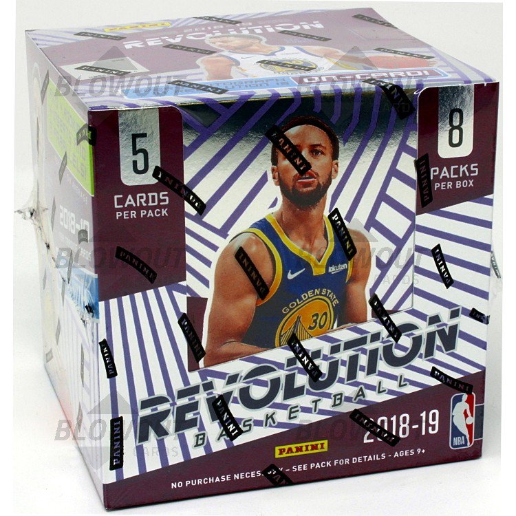 2018 19 Panini Revolution Basketball Hobby 8 Box Case