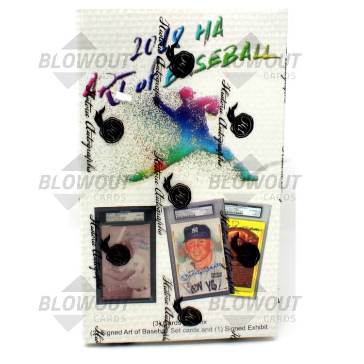 2018 Historic Autographs The Art of Baseball Box