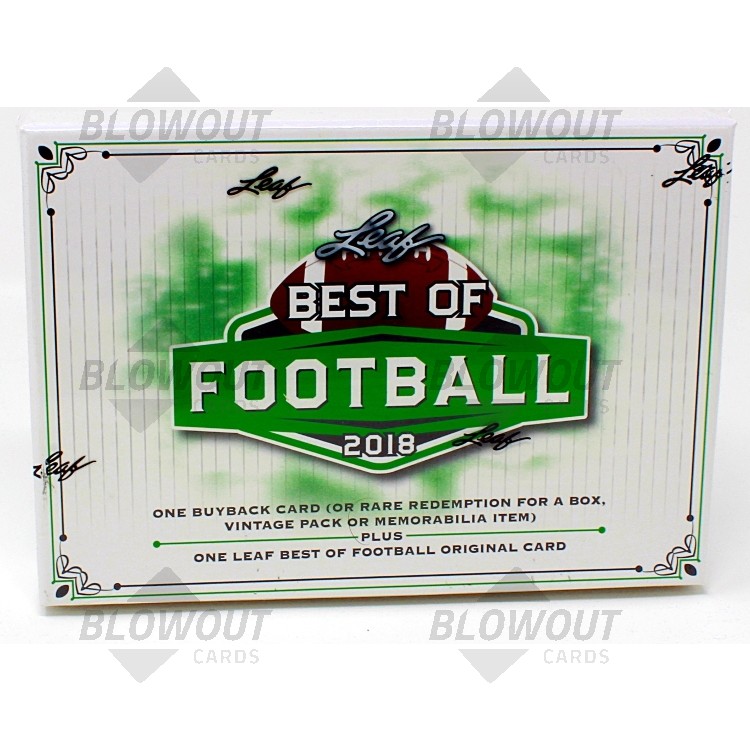 2018 Leaf Best Of Football Box