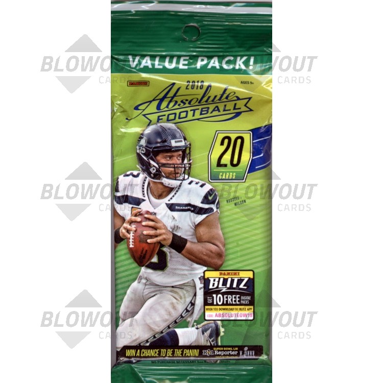 2018 Panini Absolute Football Fat Pack