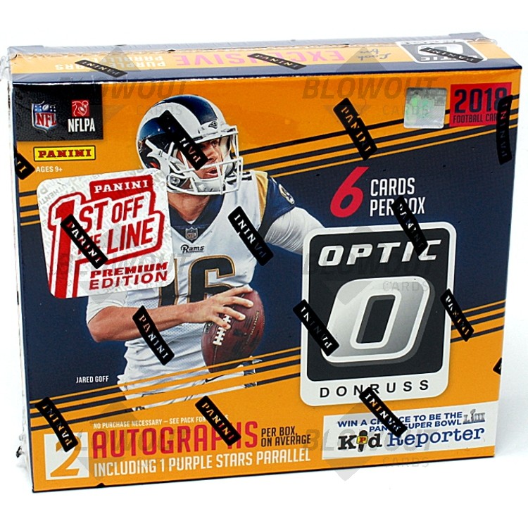 2016 Panini Donruss Optic Football Hobby Box