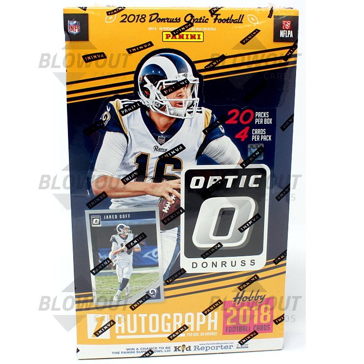 2018 Panini Donruss Optic Football Hobby Box