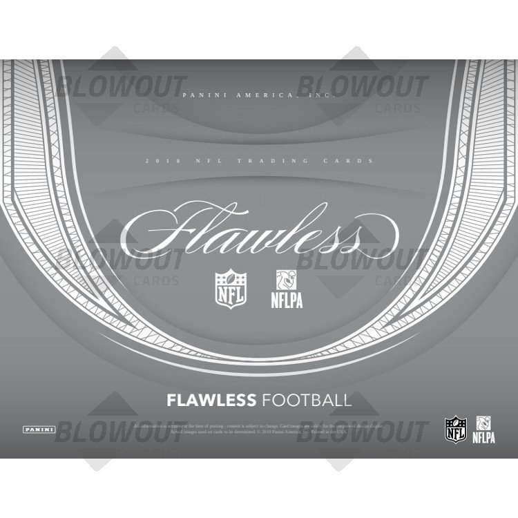 2018 Panini Flawless Football Hobby 2 Box Case