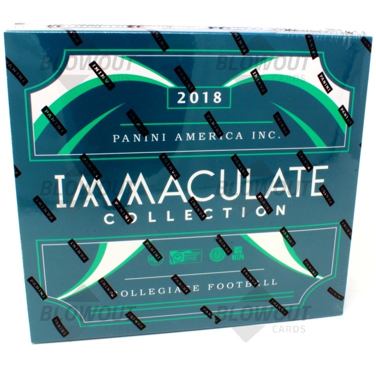 2018 Panini Immaculate Collegiate Football Hobby 5 Box Case