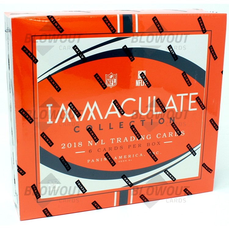 2018 Panini Immaculate Football Hobby 6 Box Case
