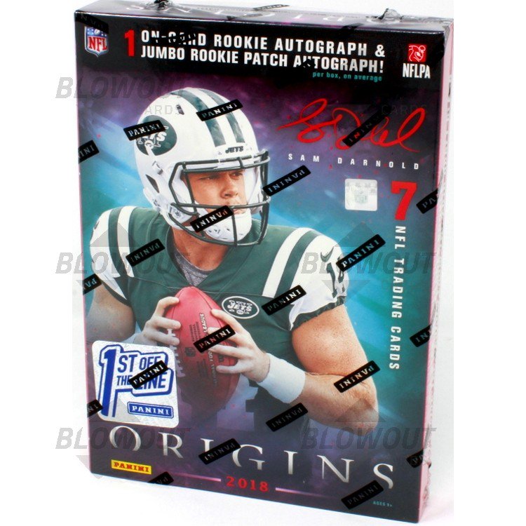 2018 Panini Origins Football 1st Off The Line Hobby Box