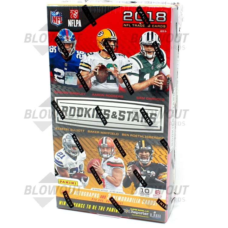 2018 Panini Rookies Stars Football Hobby Box