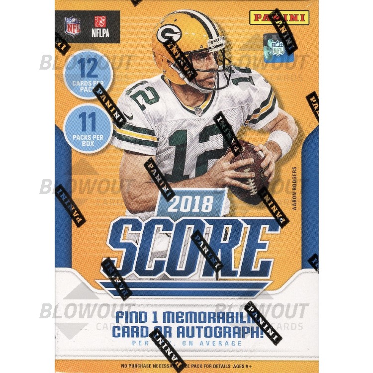 2018 Panini Score Football Blaster Box