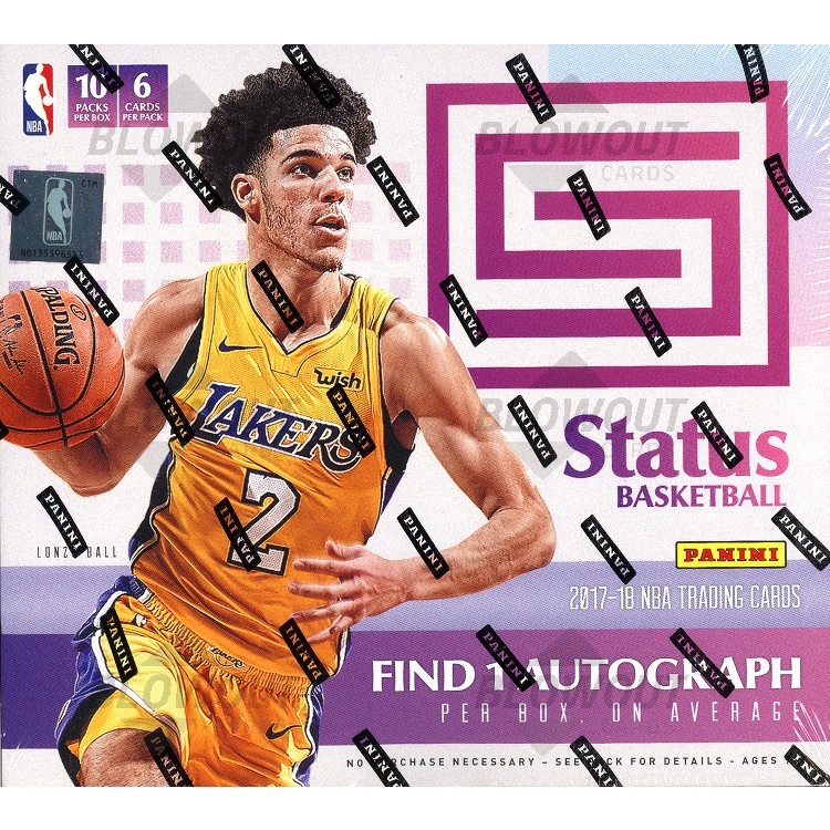 2017 18 Panini Status Basketball Hobby Box