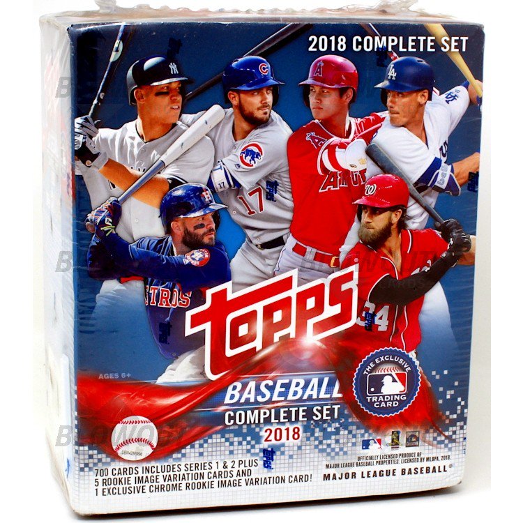 2018 Topps Complete Baseball Factory Set Rookie Chrome Edition