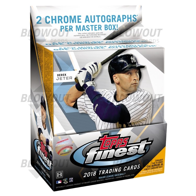 2018 Topps Finest Baseball Hobby Box