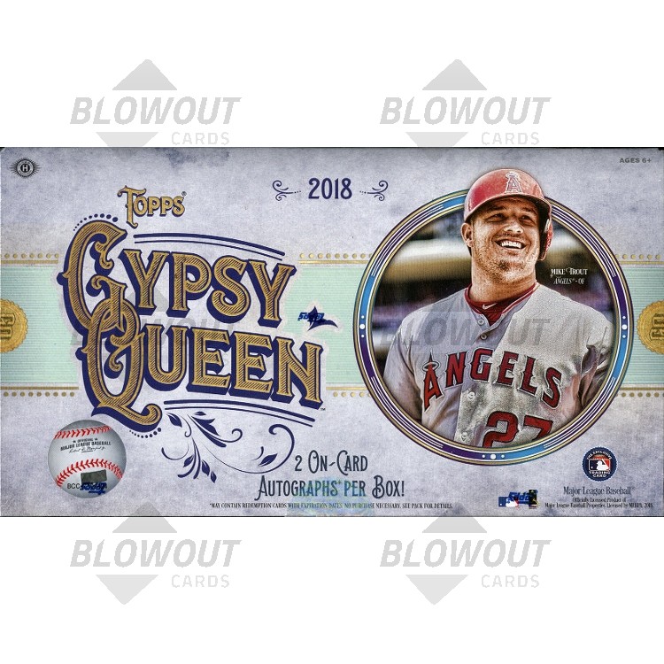HOTT OHTANI RC?? 2018 Topps Gypsy Queen mega box 10pks 2 pk bonus parallels 