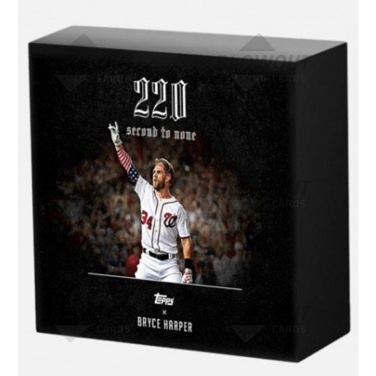 2018 Topps X Bryce Harper 220 Auto/Relic Edition Baseball Box