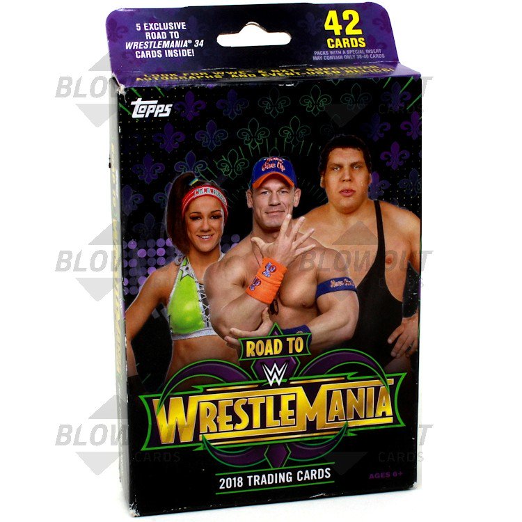 2018 Topps WWE Road To Wrestlemania Hanger Pack