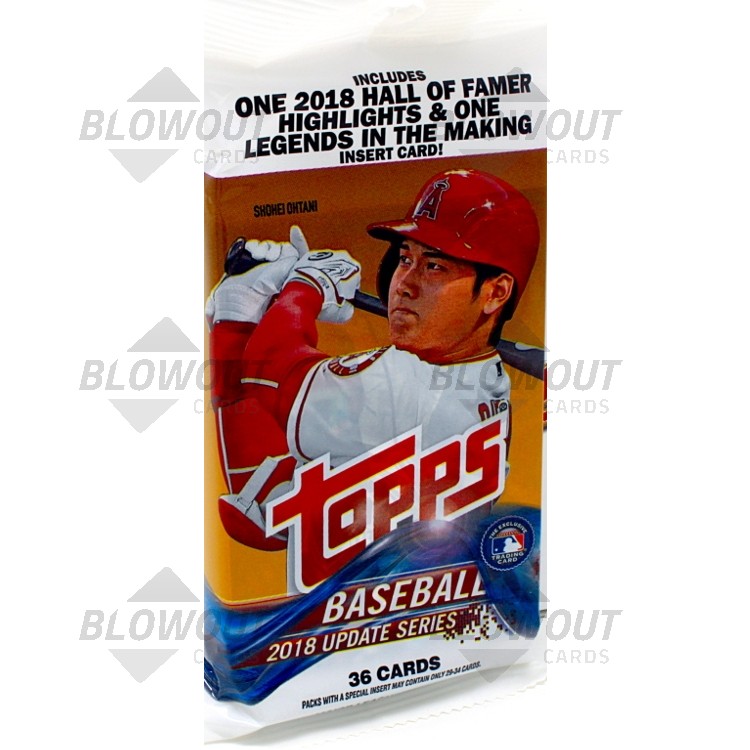 2018 Topps Update Series Baseball Fat Pack