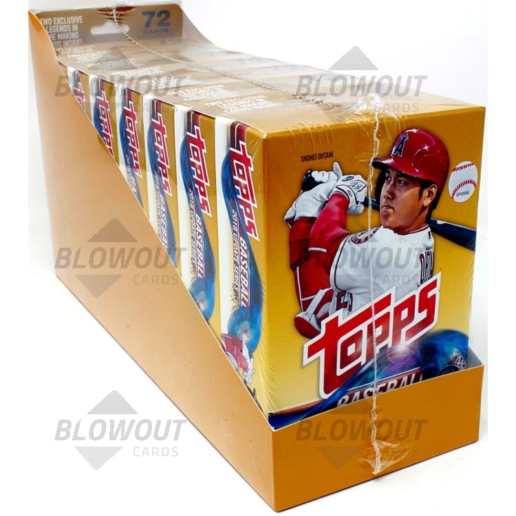 2018 Topps Update Series Baseball Hanger 8 Pack Box