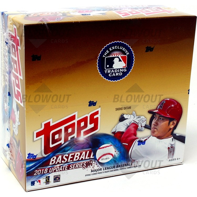2018 Topps Update Series Baseball Retail Box