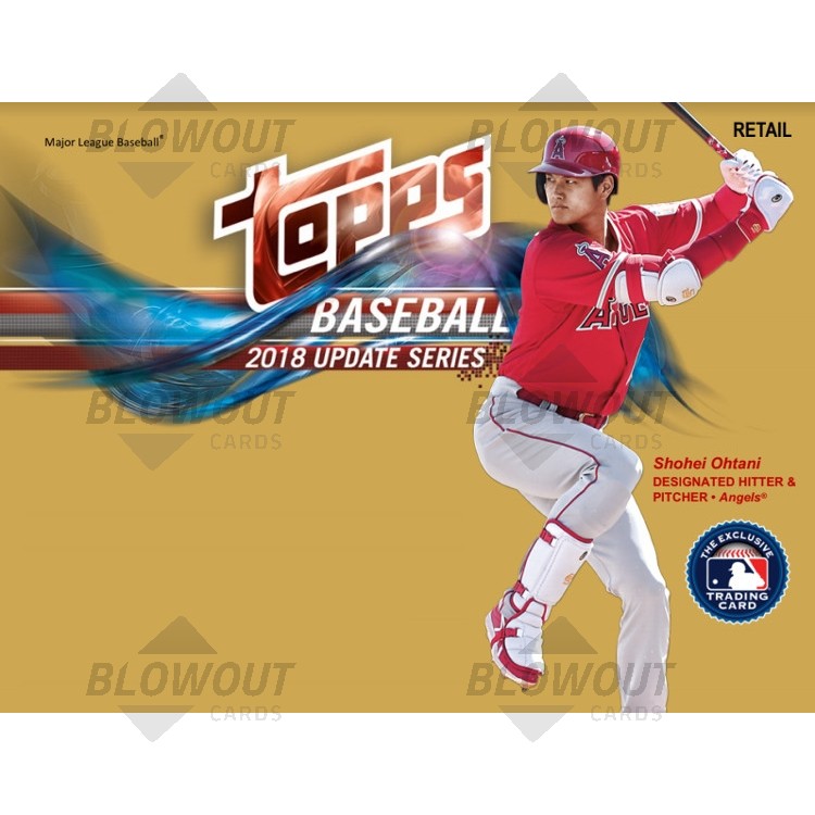 2018 Topps Update Series Baseball Gravity Feed Retail Box