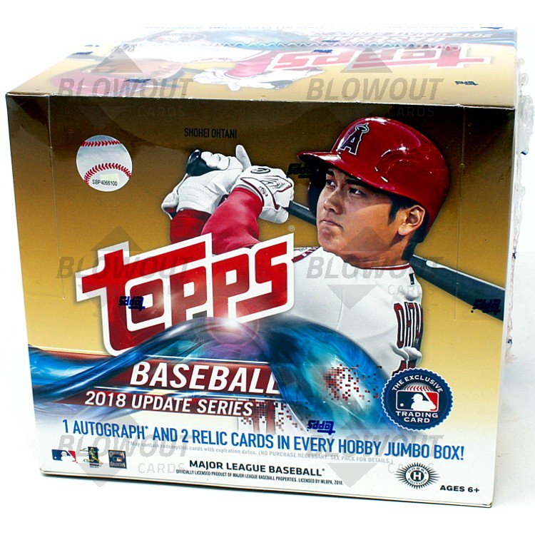 2018 Topps Update Series Baseball Jumbo Box