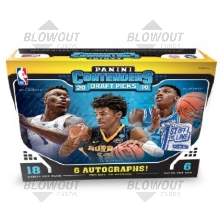 2019 20 Panini Contenders Draft Basketball 1st Off The Line Hobby Box