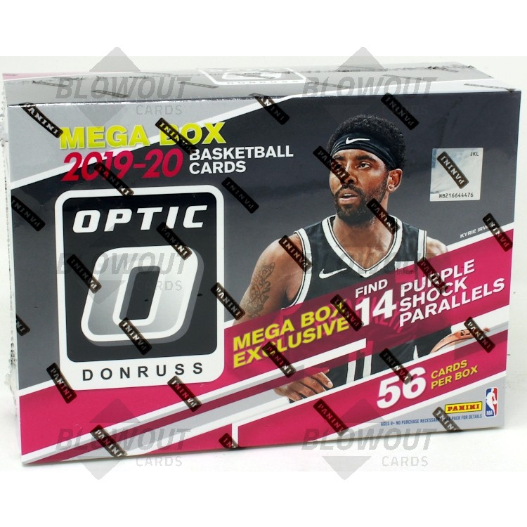 2019 20 Panini Donruss Optic Basketball 56 Card Mega Box