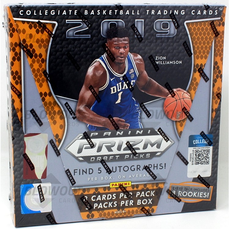 2019 20 Panini Prizm Collegiate Draft Picks Basketball Hobby Box