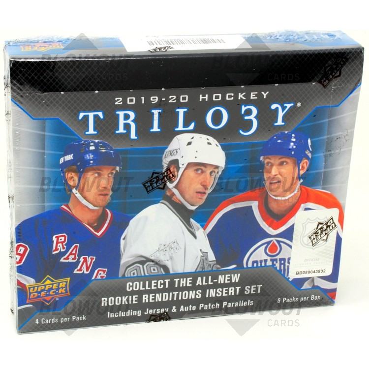 2019 20 Upper Deck Trilogy Hockey Hobby Box