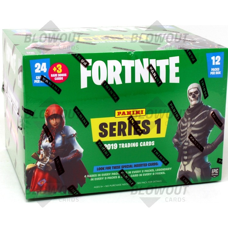 19 Panini Fortnite Series 1 Trading Cards End Cap Box