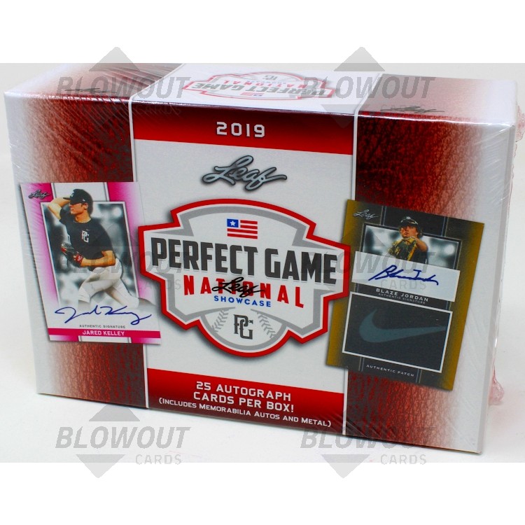 2019 Leaf Perfect Game National Showcase Baseball Hobby Box 