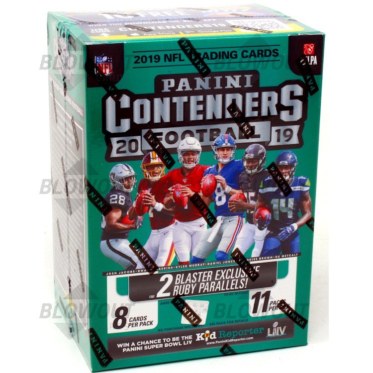 2019 Panini Contenders Draft Picks Football Blaster 24-Pack Lot