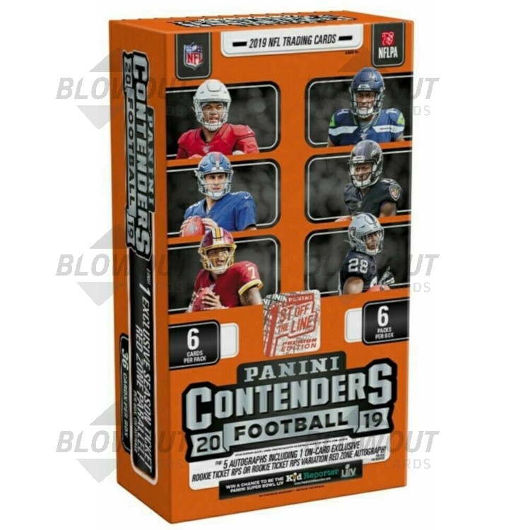 2019 Panini Contenders Football 1st Off The Line Premium Edition