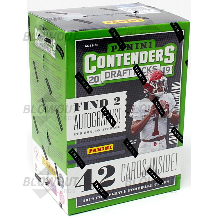2019 Panini Contenders Draft Picks Football Blaster