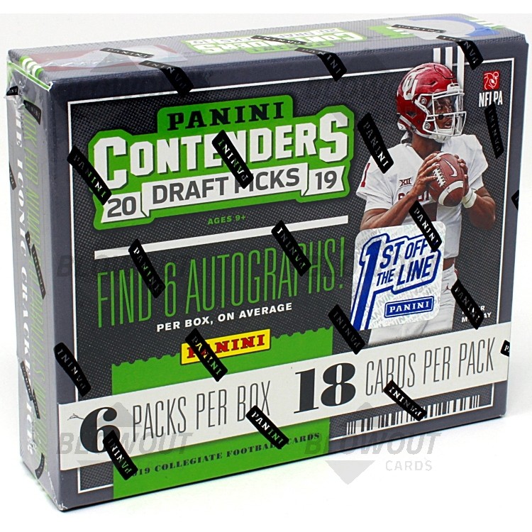 2019 Panini Contenders Draft Picks Football 1st Off The Line