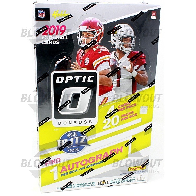 2019 Panini Donruss Optic Football Hobby Box
