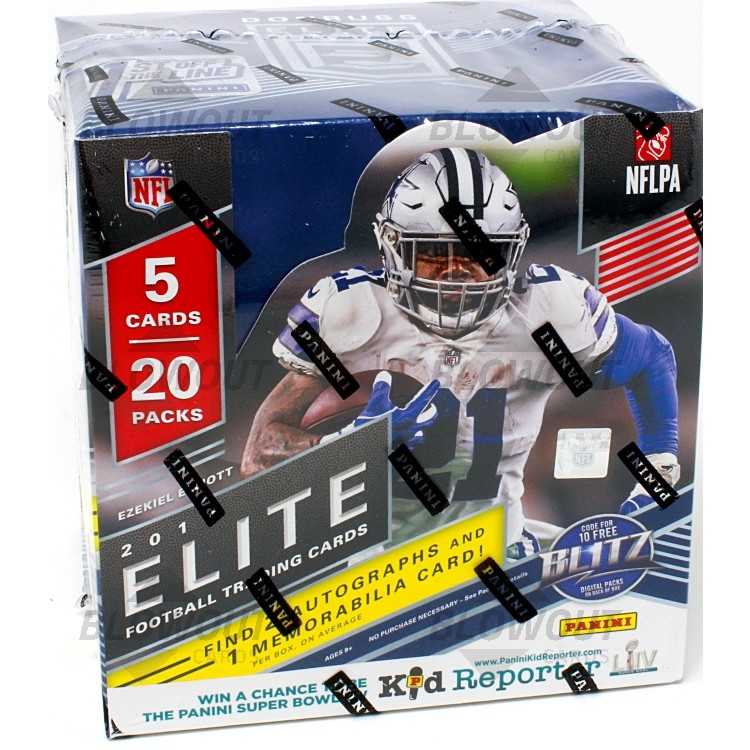 2019 Panini Donruss Elite Football 1st Off The Line Hobby Box