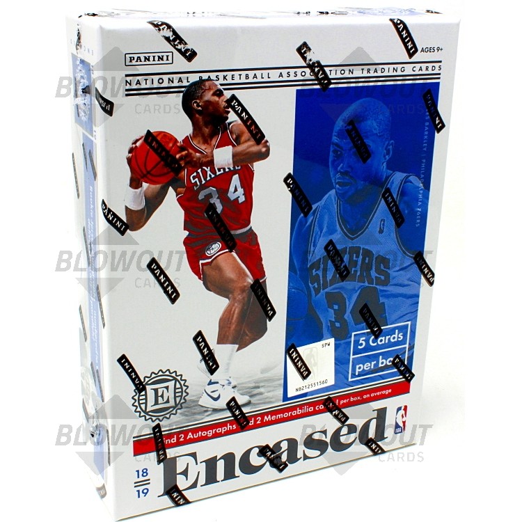 2018 19 Panini Encased Basketball Hobby