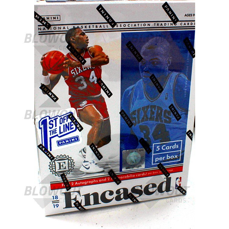 2018 19 Panini Encased Basketball Hobby