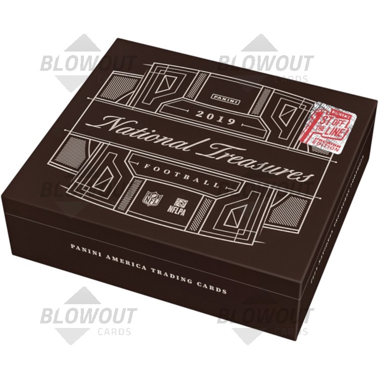 2019 Panini National Treasures Football 1st Off The Line Hobby Box