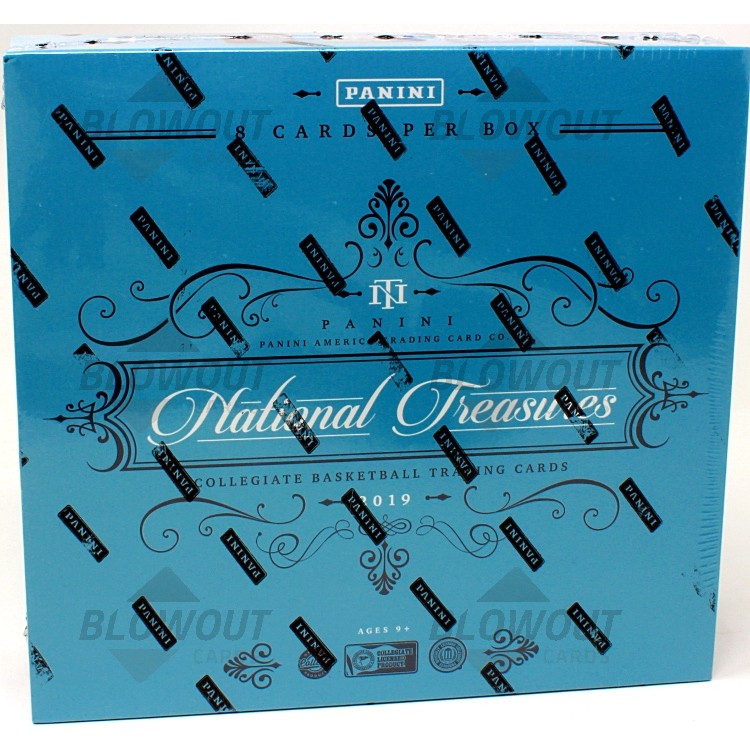 2019 20 Panini National Treasures Collegiate Basketball Hobby Box