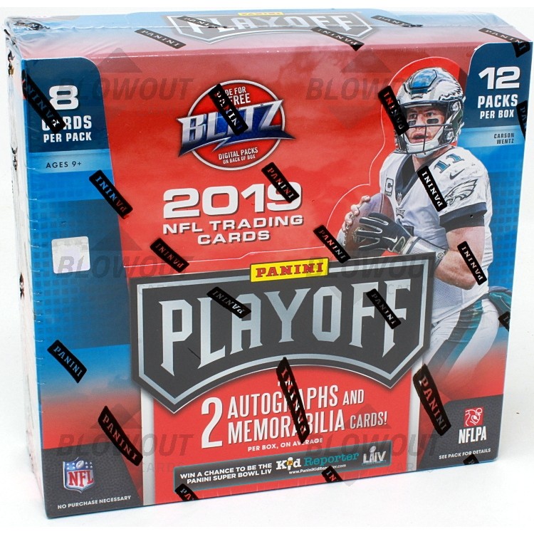 2019 Panini Playoff Football Hobby Box