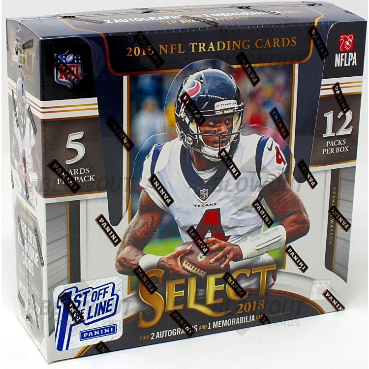 2018 Panini Select Football 1st Off The Line